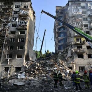 Russian Drone and Missile Strikes on Kyiv Kill at Least 14